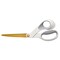 Fiskars 8 in. Long 4 in. Cut Length Offset SoftGrip Titanium Scissors - White Handle